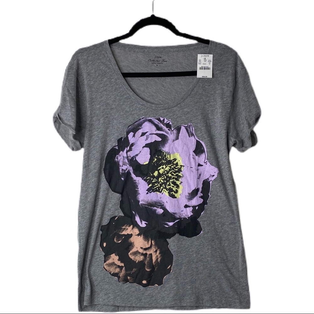 J.Crew Abstract Print Tee Medium NWT